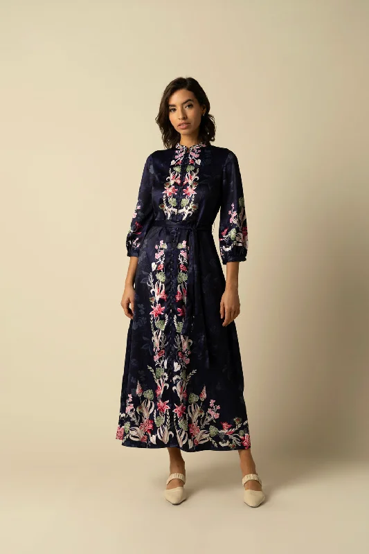 Bria Navy Dress