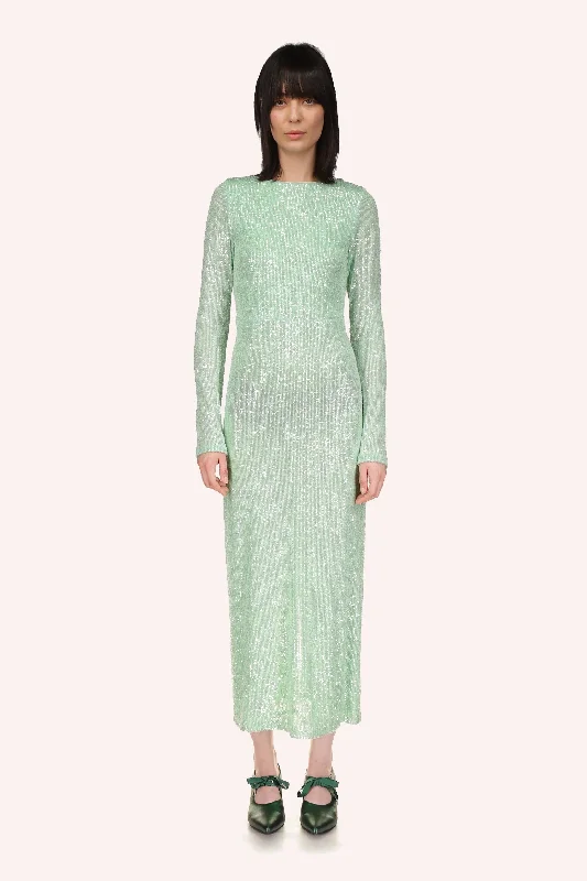 Sequin Mesh Dress