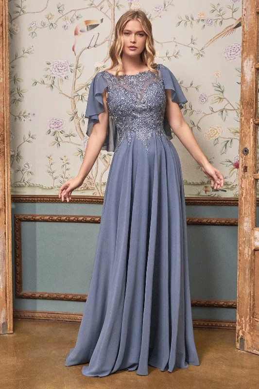 Cinderella Divine HT101 Flowy Formal Long Plus Size Dress