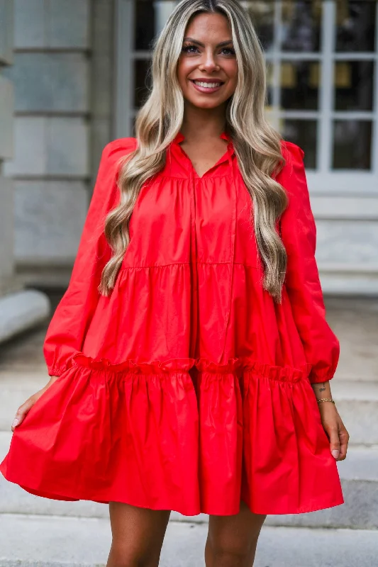 Truman Dress - Red - FINAL SALE