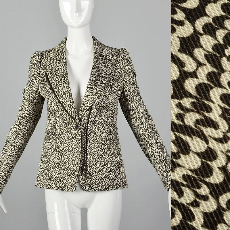 2000s Dries Van Noten Black and White Jacket One-Shoulder Jacket Off-the-Shoulder Jacket Asymmetrical Jacket 2000s Dries Van Noten Black and White Jacket One-Shoulder Jacket Off-the-Shoulder Jacket Asymmetrical Jacket