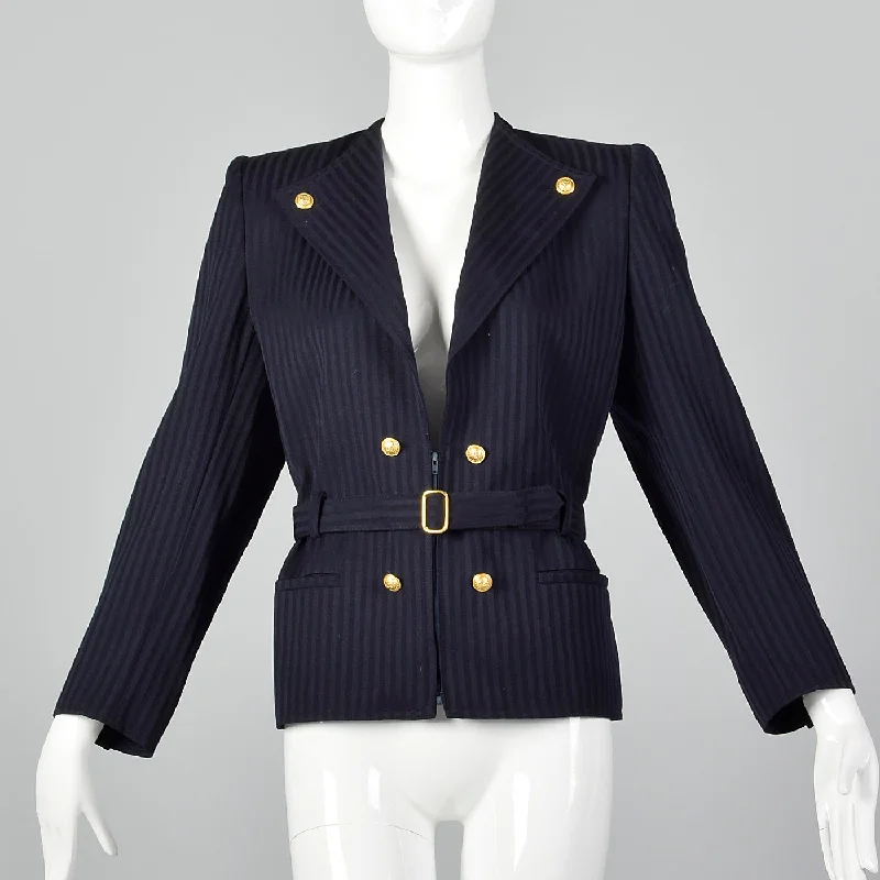 2000s Navy Half Zip Jacket Denim Jacket Leather Jacket Suede Jacket
