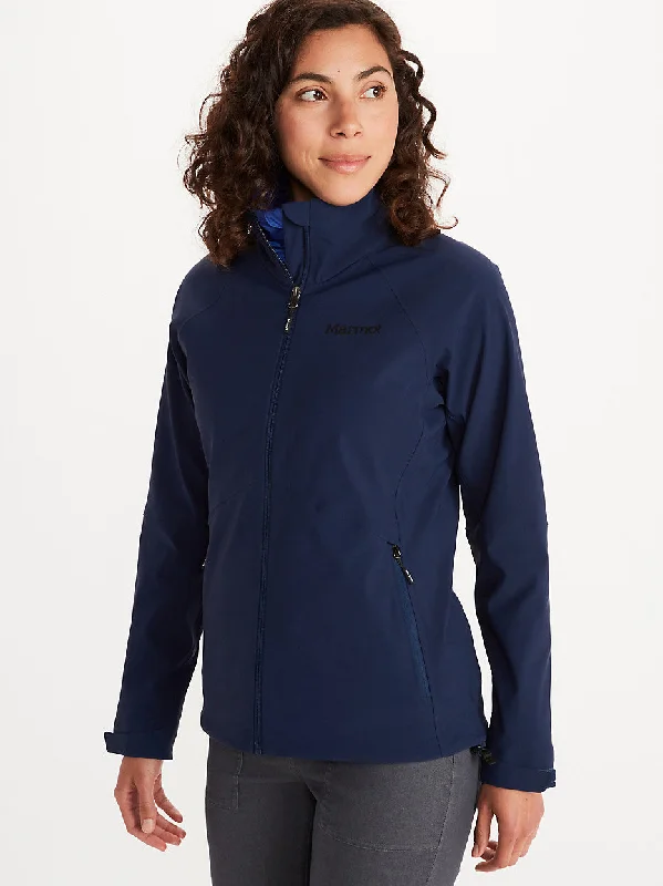 Women’s Alsek Softshell Jacket Welt Pockets Slit Pockets Flap Pockets