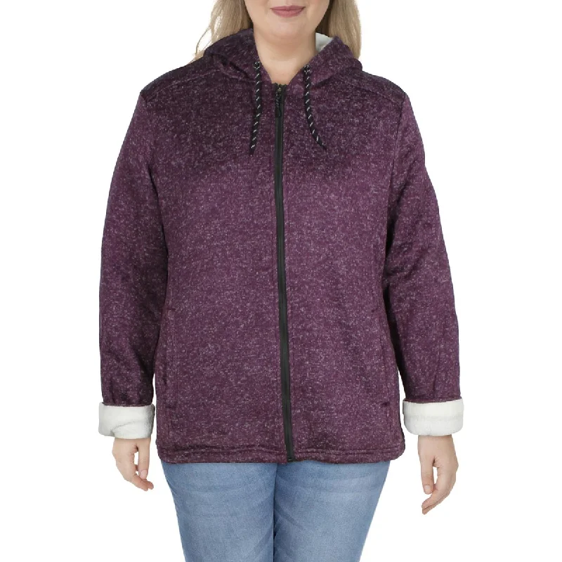 Big Chill Women's Plus Size Knit Sweater Jacket with Faux Sherpa Lining Wool Jacket Cashmere Jacket Tweed Jacket Big Chill Women's Plus Size Knit Sweater Jacket with Faux Sherpa Lining Wool Jacket Cashmere Jacket Tweed Jacket