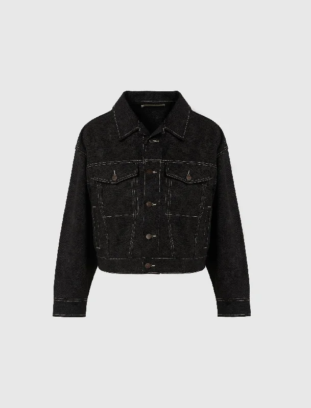 WOMEN'S CARPENTER JACKET Plaid Jacket Tartan Jacket Houndstooth Jacket