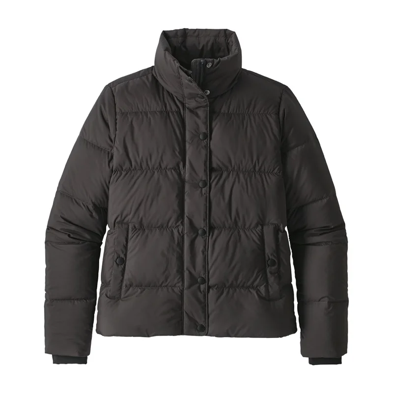 PATAGONIA Womens' Silent Down Jacket #27935 Wool Fabric Cashmere Fabric Tweed Fabric PATAGONIA Womens' Silent Down Jacket #27935 Wool Fabric Cashmere Fabric Tweed Fabric