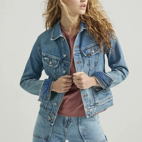 Rider Jacket - Threads of Fate Blue Satin Fabric Silk Fabric Chiffon Fabric