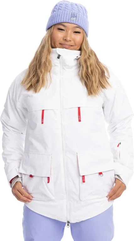 ROXY CHLOE KIM SNOW JACKET WOMEN'S Striped Jacket Polka Dot Jacket Floral Jacket