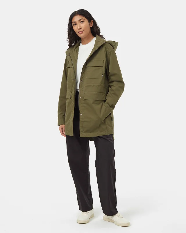 TechBlend Field Jacket Front Pockets Side Pockets Patch Pockets