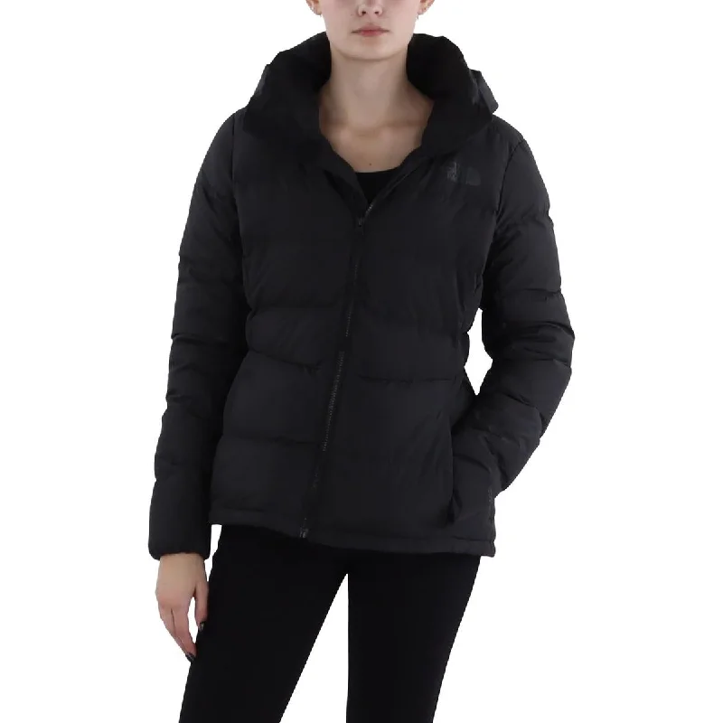 The North Face Womens Metropolis Quilted Slim Fit Jacket Knit Fabric Woven Fabric Fleece Fabric The North Face Womens Metropolis Quilted Slim Fit Jacket Knit Fabric Woven Fabric Fleece Fabric