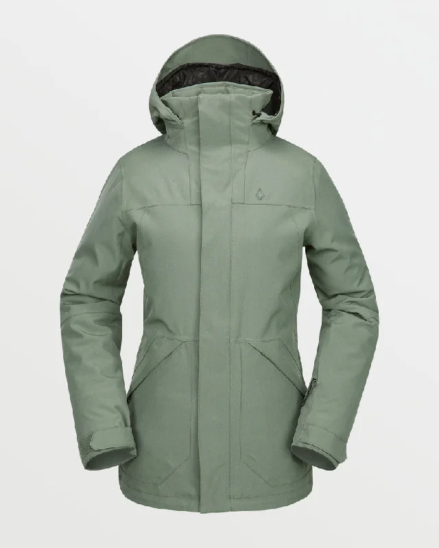 VOLCOM SHELTER 3D STRETCH JACKET 2025 Satin Jacket Silk Jacket Chiffon Jacket