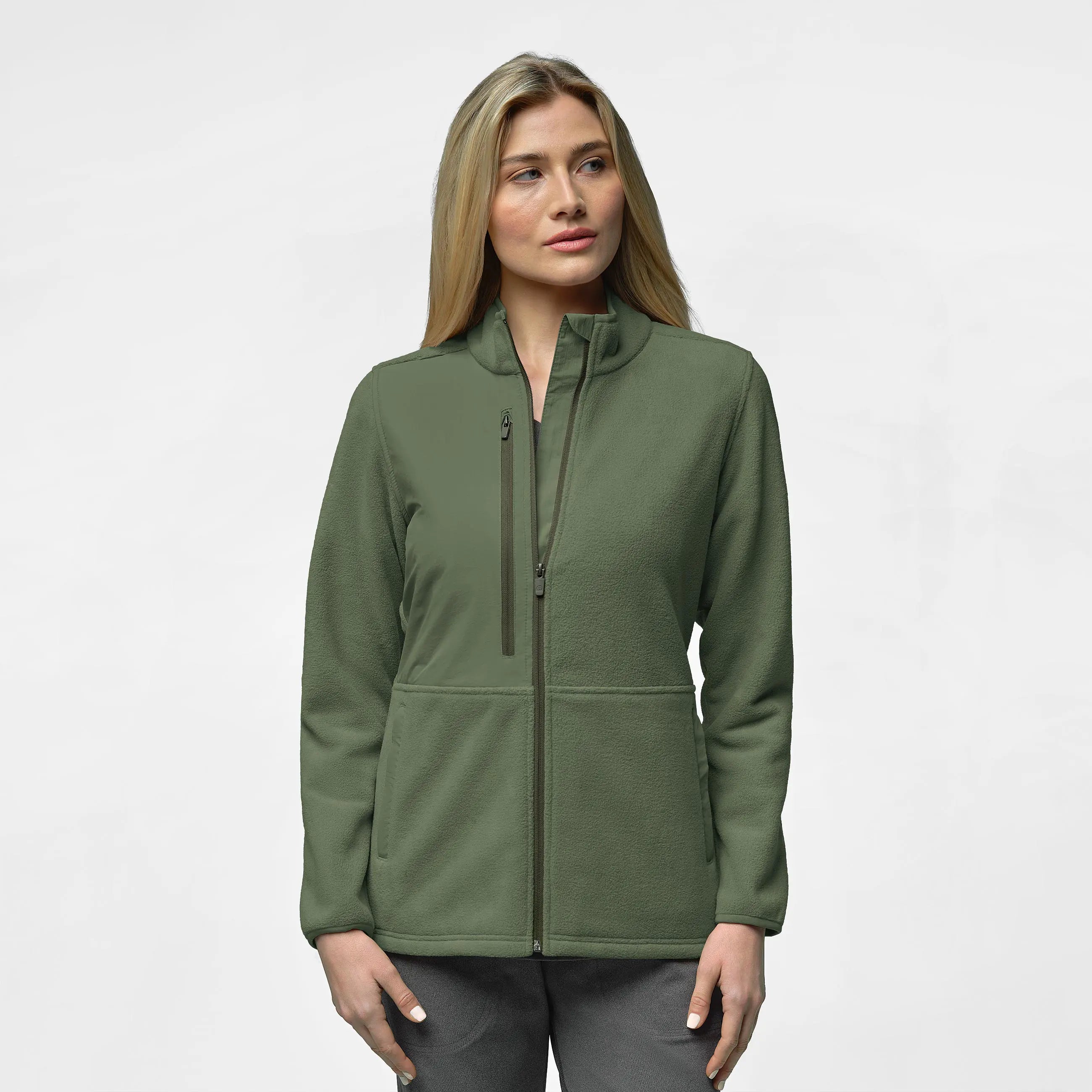 Wink Women's Micro Fleece Zip Jacket - Olive Chenille Jacket Brocade Jacket Lace Jacket Wink Women's Micro Fleece Zip Jacket - Olive Chenille Jacket Brocade Jacket Lace Jacket