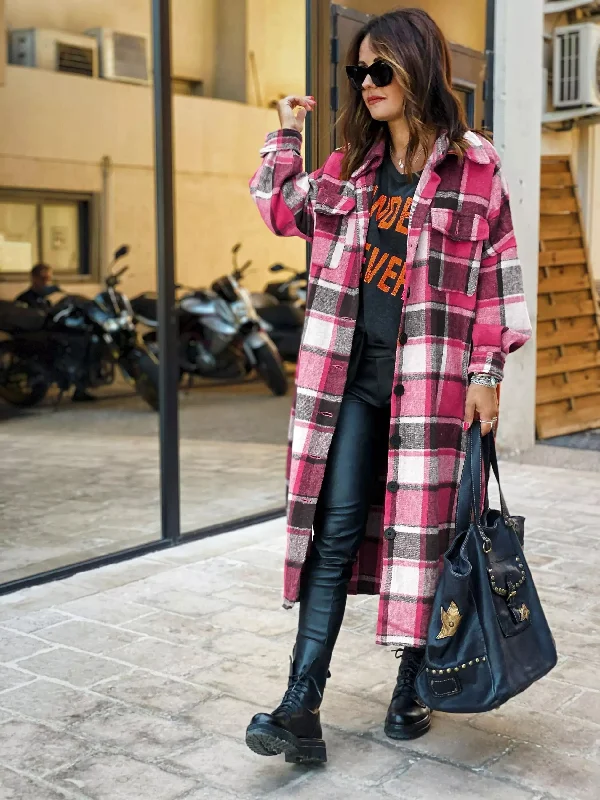Autumn Long Shirt Coat Woolen Coat Streetwear Women Casual Jacket Satin Jacket Silk Jacket Chiffon Jacket Autumn Long Shirt Coat Woolen Coat Streetwear Women Casual Jacket Satin Jacket Silk Jacket Chiffon Jacket