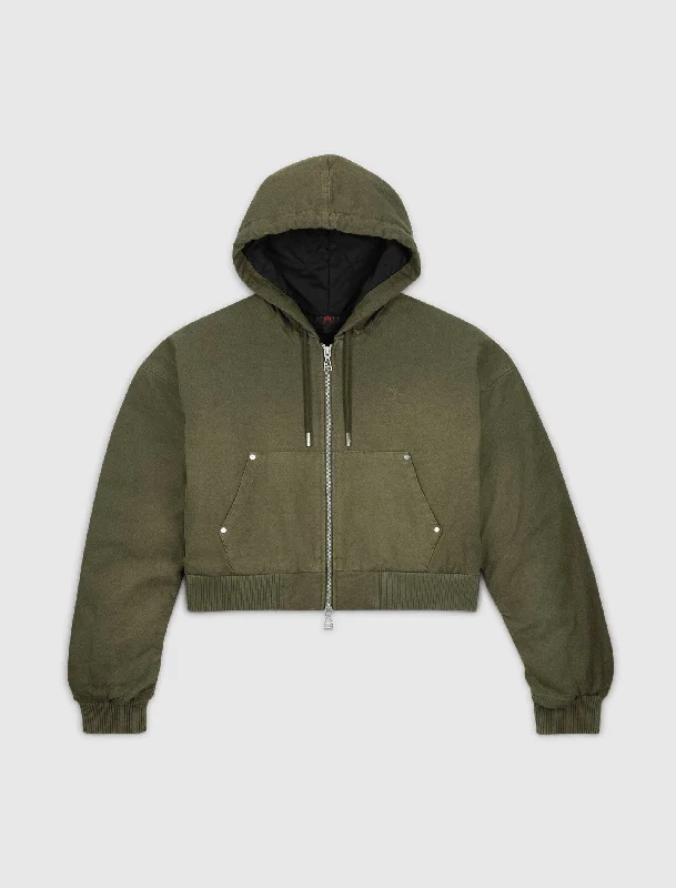 WOMEN'S TRAVIS SCOTT CANVAS JACKET Corduroy Jacket Velvet Jacket Brocade Jacket