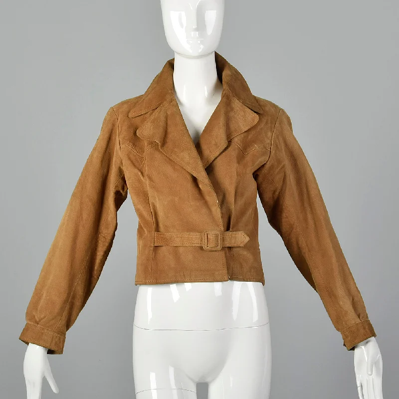 XS Yves Saint Laurent Rive Gauche 1970s Suede Biker Jacket Fleece Jacket Down Jacket Parka XS Yves Saint Laurent Rive Gauche 1970s Suede Biker Jacket Fleece Jacket Down Jacket Parka