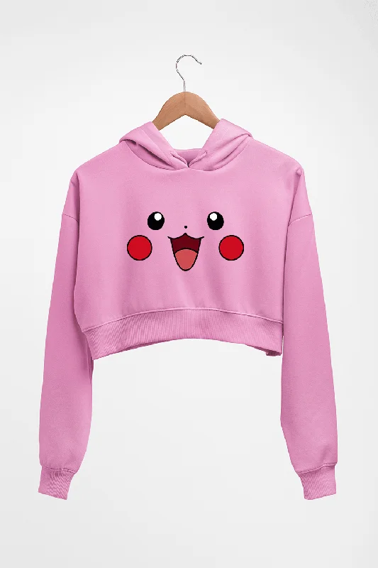 Pikachu Crop HOODIE FOR WOMEN