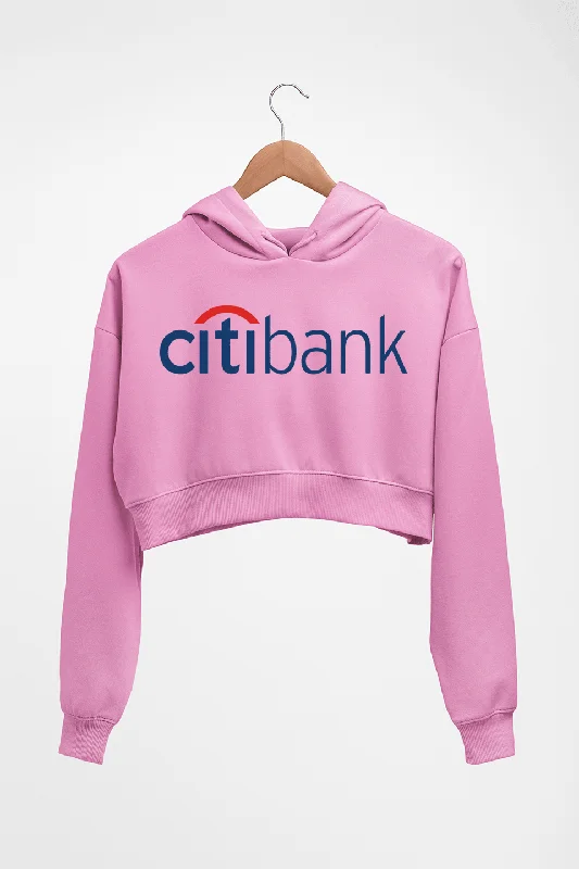 Citibank Crop HOODIE FOR WOMEN Hoodie with Ribbed Neckline Snug Warm