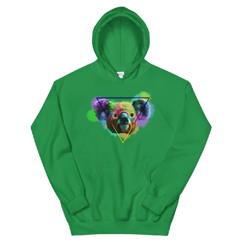 Colored Koala Unisex Hoodie Hoodie with Emblem Brand Identity