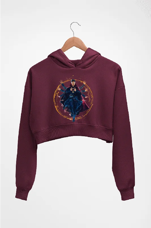Doctor Strange Superhero Crop HOODIE FOR WOMEN Hoodie with Relaxed Fit Easy Casual