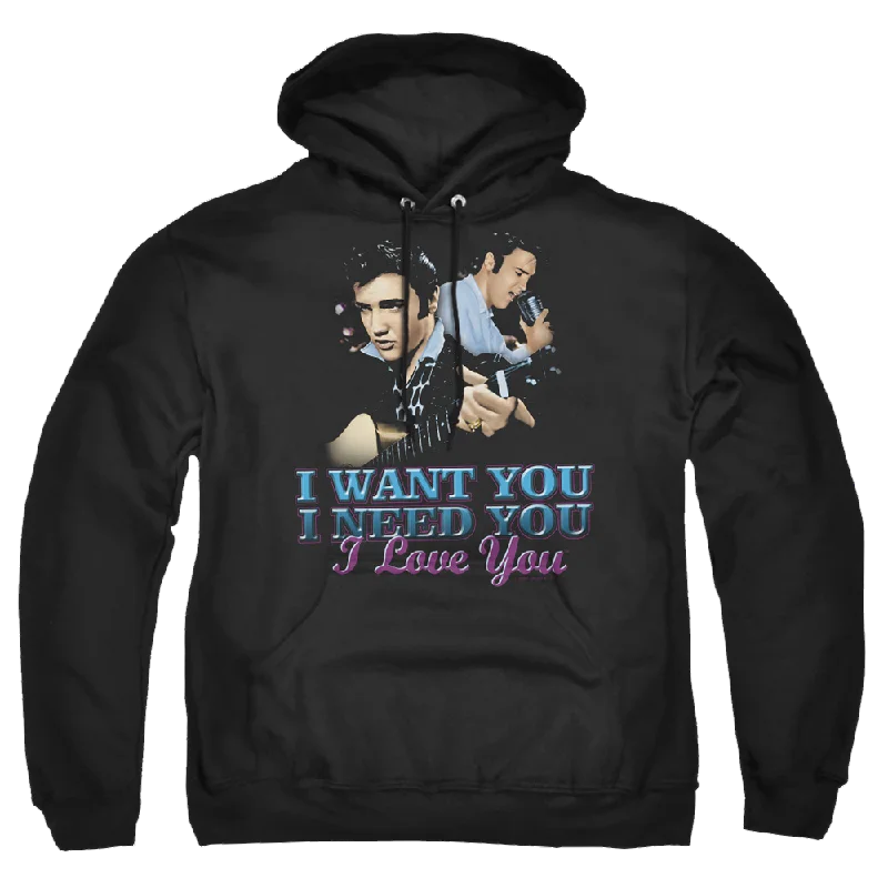 Elvis Presley I Want You - Pullover Hoodie