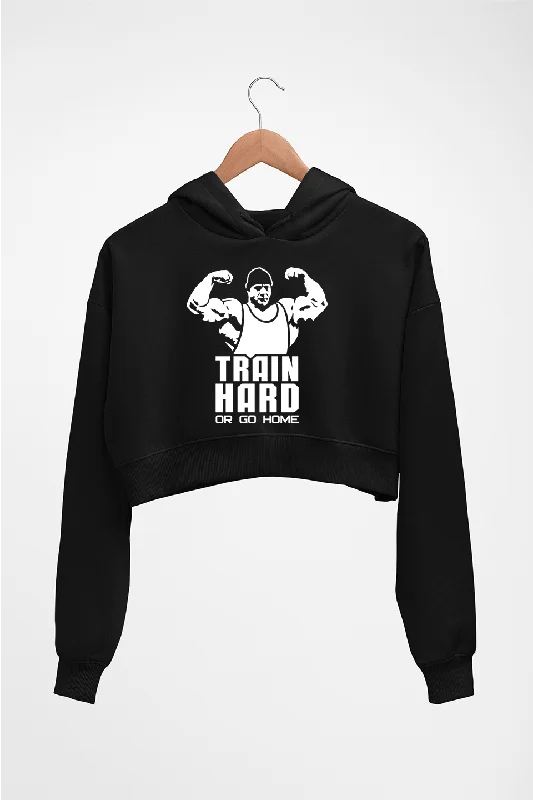 Gym Crop HOODIE FOR WOMEN Hoodie with Applique Textured Unique