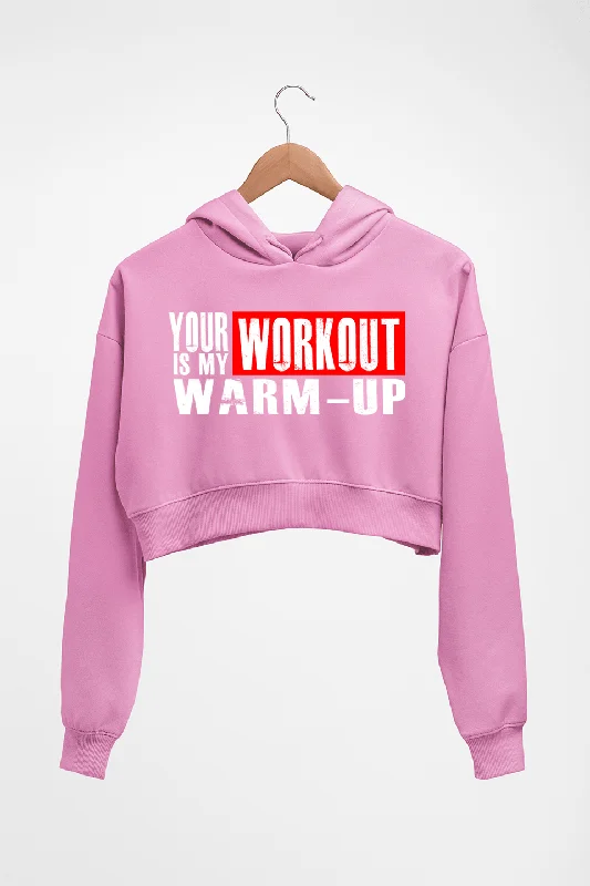 Gym Crop HOODIE FOR WOMEN Hoodie with Logo Branding Identity
