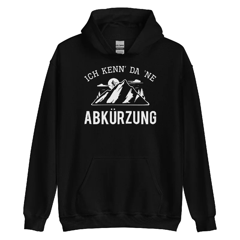 Ich Kenn Da Ne Abkürzung - Unisex Hoodie Hoodie with Double Zipper Versatile Adjustable Ich Kenn Da Ne Abkürzung - Unisex Hoodie Hoodie with Double Zipper Versatile Adjustable