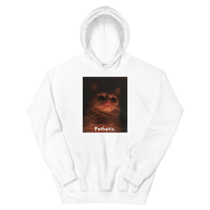 Judgy Cat Unisex Hoodie Hoodie with Tie-Dye Psychedelic Retro