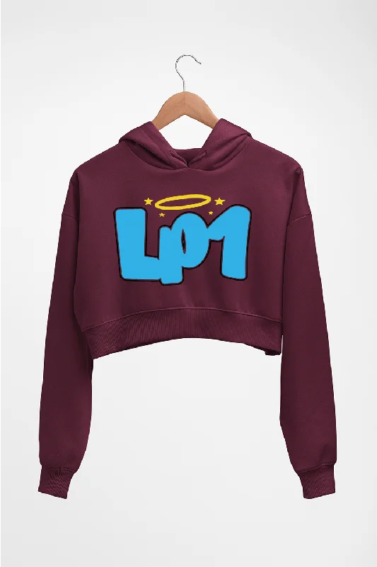 Liam Payne Crop HOODIE FOR WOMEN Hoodie with Metallic Shiny Futuristic