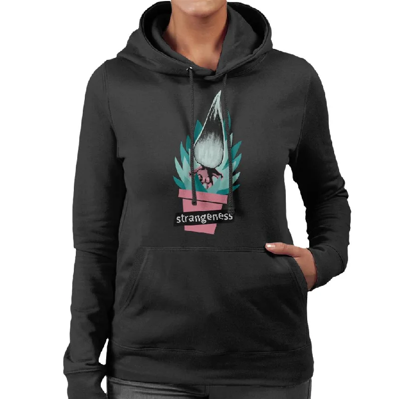 Trolls Strangeness Women's Hooded Sweatshirt Hoodie with Button Classic Timeless