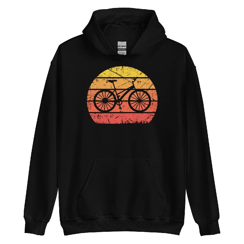 Vintage Sun And Cycling - Unisex Hoodie Hoodie with Zipper Placket Modern Functional Vintage Sun And Cycling - Unisex Hoodie Hoodie with Zipper Placket Modern Functional