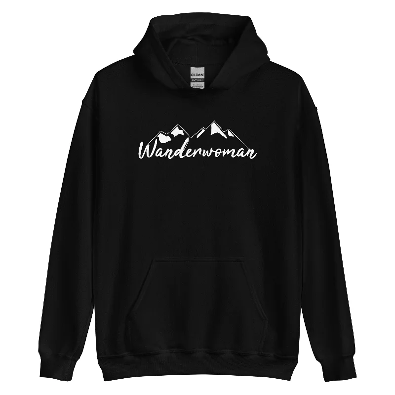 Wanderwoman. - Unisex Hoodie Hoodie with Fur Luxurious Winter