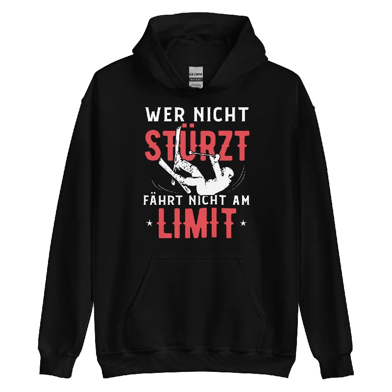 Wer Nicht Stürzt Fährt Nicht Am Limit - Unisex Hoodie Hoodie with Neon Bright Vibrant Wer Nicht Stürzt Fährt Nicht Am Limit - Unisex Hoodie Hoodie with Neon Bright Vibrant