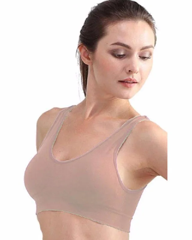 Air Bra in Pakistan - Skin - Non Wired & Single Padded - 2B-121 Comfort Fit Bralette Air Bra in Pakistan - Skin - Non Wired & Single Padded - 2B-121 Comfort Fit Bralette