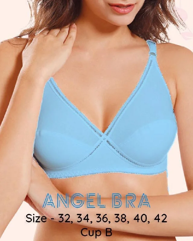 Angel Bra - Flourish - Non Padded & Non Wired Bra Smooth Fit Bra
