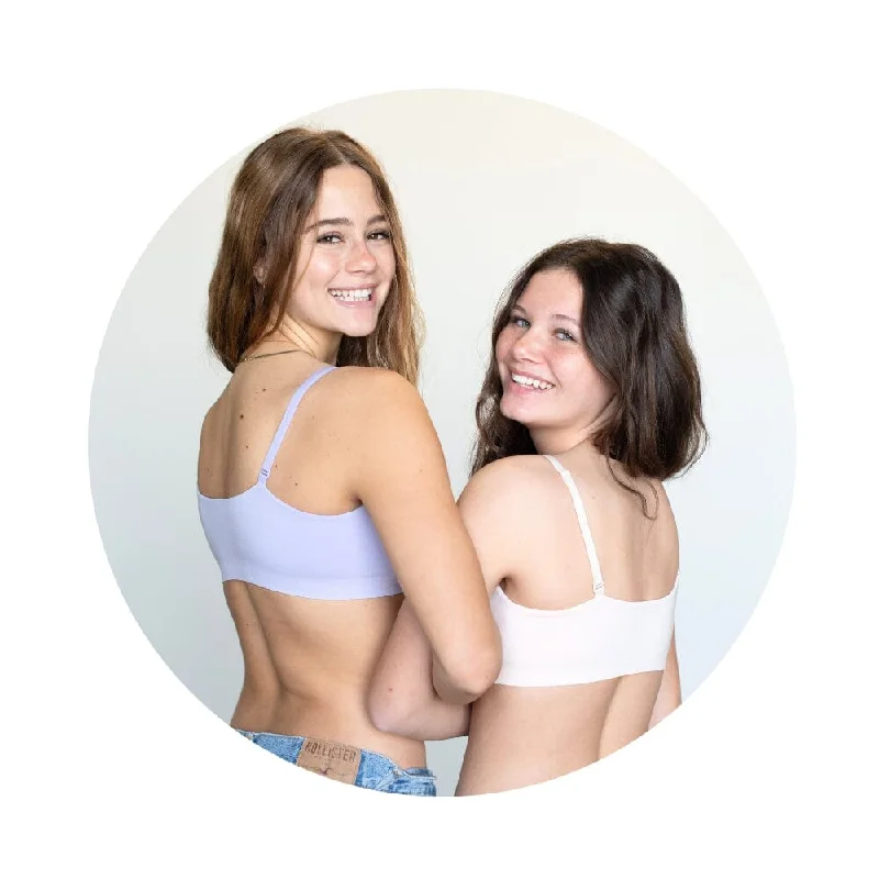 Chloe V-Neck Bra Lightweight Cotton Bra