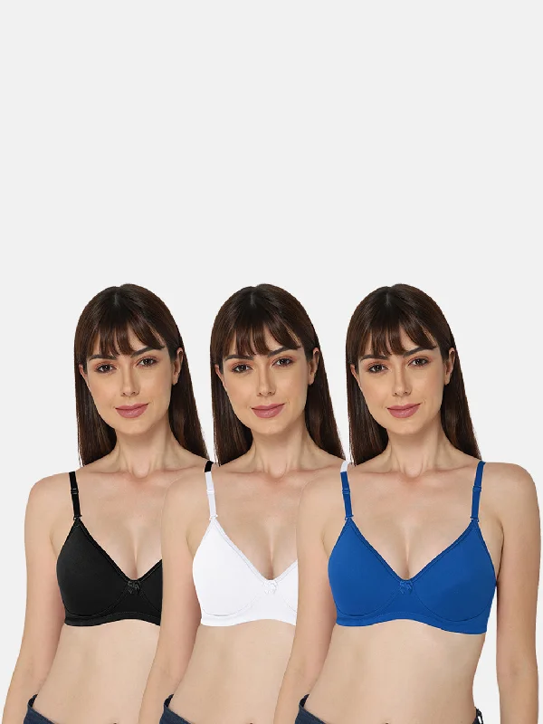 Intimacy Everyday-Bra Special Combo Pack - EC06 - C43 Comfortable Fit Bralette