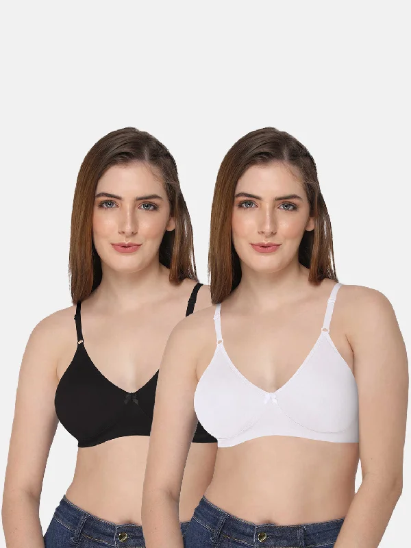 Intimacy Saree Bra Special Combo Pack - IN29 - C02 Breathable Wireless Bra