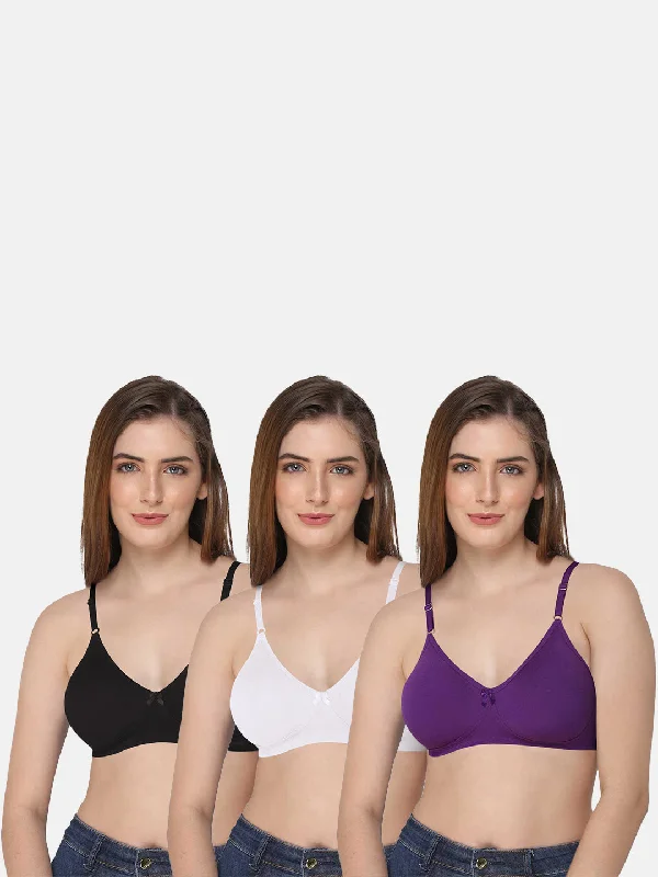 Intimacy Saree Bra Special Combo Pack - IN29 - C42 Breathable Sports Bra