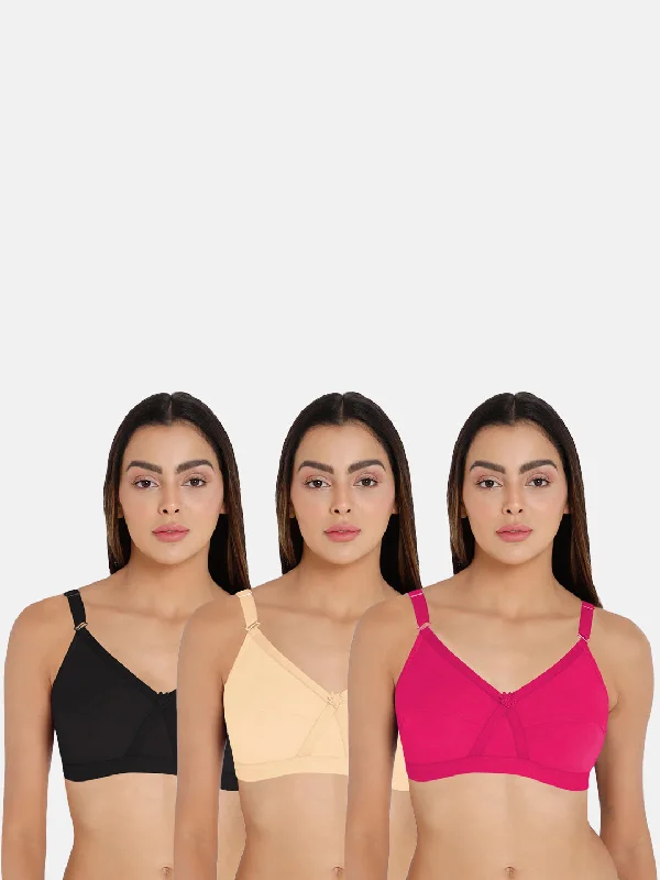 Intimacy Def-Bra Special Combo Pack - Kriss-Kross - C66 Sleek Sports Bra