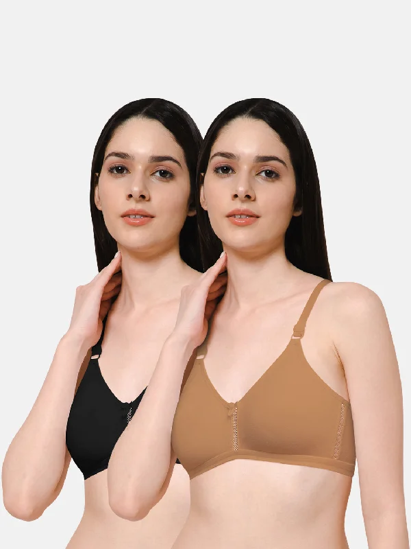 Naidu Hall Knitwear-Bra Special Combo Pack - Beauti - C03 Lace-Trimmed Bra