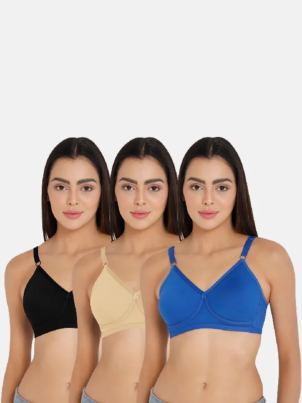 Naidu Hall Knitwear-Bra Special Combo Pack - Classi - C35 Sports Support Bra