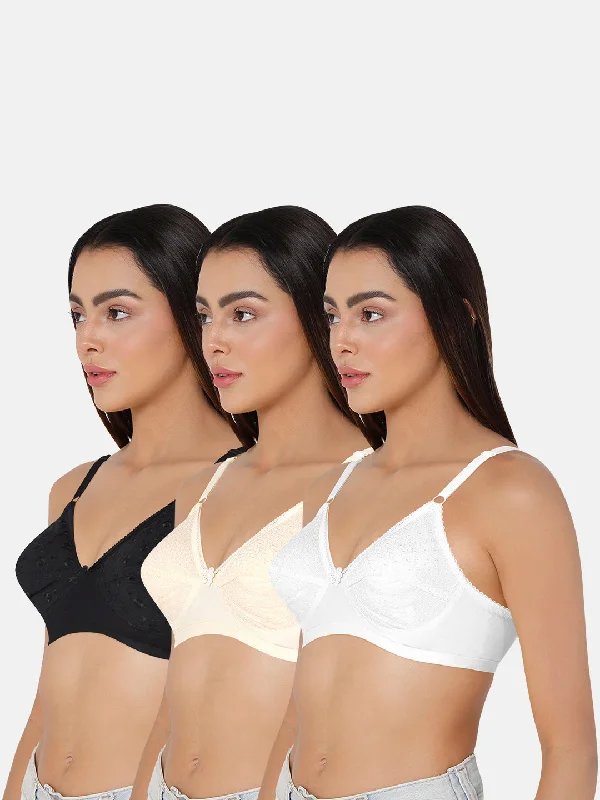 Naidu Hall Heritage-Bra Special Combo Pack - Naturalle-Hak - C63 Adjustable Fit Bra