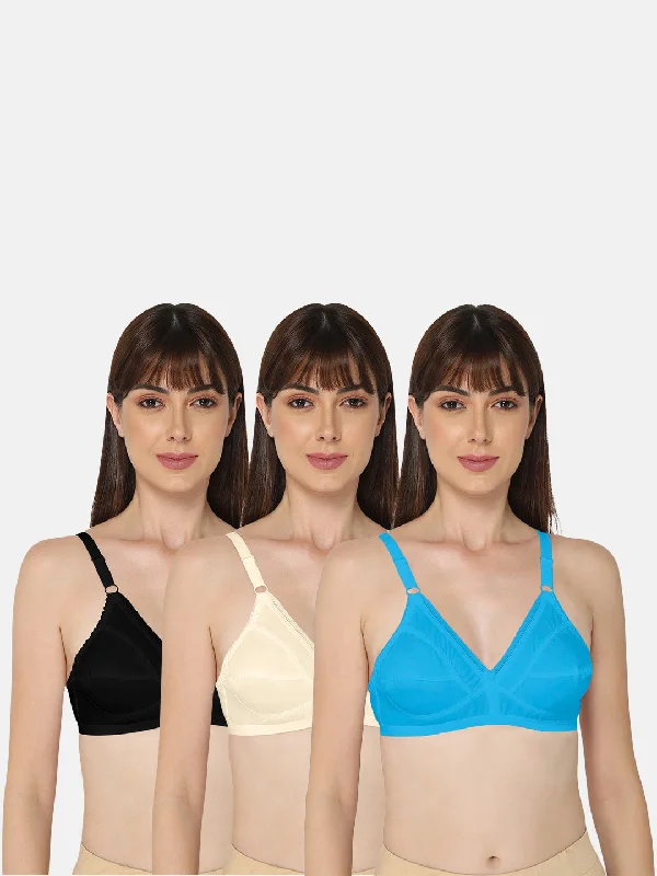 Naidu Hall Heritage-Bra Special Combo Pack - Naturalle - C33 Stylish Lace Bralette