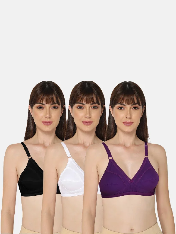 Naidu Hall Heritage-Bra Special Combo Pack - Naturalle - C42 Soft Cotton Bra