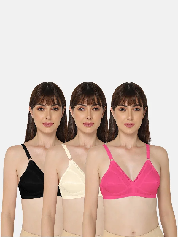 Naidu Hall Heritage-Bra Special Combo Pack - Naturalle - C66 Comfortable Bralette Style Naidu Hall Heritage-Bra Special Combo Pack - Naturalle - C66 Comfortable Bralette Style