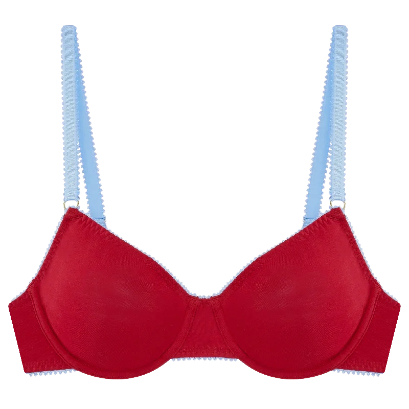 Nico Organic Cotton Underwire Bra Sexy Mesh Bralette