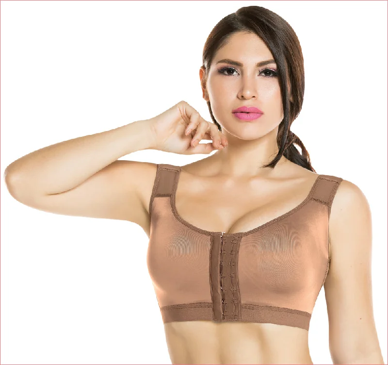 Post Op shapewear full coverage bra - C9007 Chic Lace Bralette