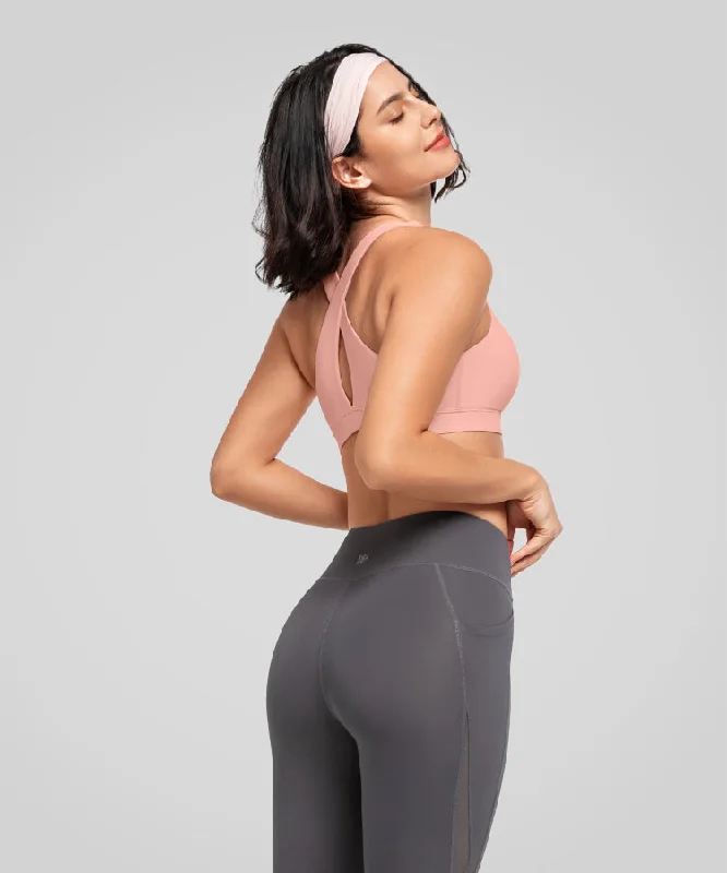Shift Scoop Neckline Cross Back Padded Yoga Bra | Women's Light Support Sports Bra Stretchy Wireless Bra Shift Scoop Neckline Cross Back Padded Yoga Bra | Women's Light Support Sports Bra Stretchy Wireless Bra