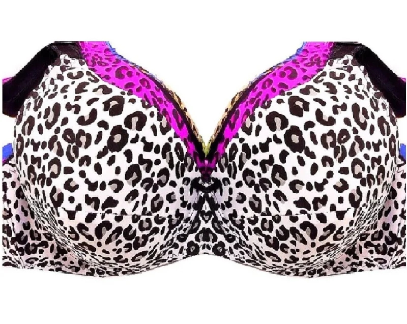 Wireless Lounge Bras in Animal Print Comfortable Fit Bralette